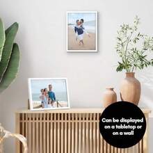 Americanflat - Marco de fotos de 6 x 6 pulgadas en color negro – Marco de fotos con borde fino con vidrio resistente a roturas, accesorios para colgar y caballete, marco de fotos cuadrado para pared y mesa(Blanco 22.86 x 30.48 (9x12 pulg.)) - Multicolor - Ver 5