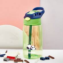 16oz/480ml Personalized Water Bottle For Kids, With Straw And Cap, Birthday/Back To School Supplies, Reusable, Suitable For Children, Boys, Girls And Teens, Great Gift Idea. 12oz/350ml Stainless Steel Water Bottle For Kids, With Silicone Straw, Unicorn, Butterfly, Space, Construction Vehicle Themes, Pink, Green, Blue, Purple, 5 Color Options, Children, Urban Chic, Modern, Colorful, Cute - Style 2 - View 50