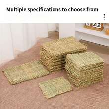 Pet Mats, Hand-Woven, Rabbit, Guinea Pig, Hamster, And Baby Bob Feet Mats, Rabbit Nests, Pet Supplies, All-Season Small Pet Mats. - Multicolor - View 4