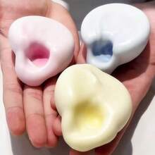 1个手工麻糬减压捏捏乐玩具，软糯糯米面团，捏捏解压，薄冰皮，可塑性强，是办公室、派对、愚人节的理想礼物（无针） - 彩色 - 查看 4