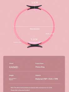 1pc New Item: Popular Pilates Ring, Yoga Resistance Circle, Magic Circle, Fitness Equipment, Exercise Resistance Band, Beginner Pilates Ring