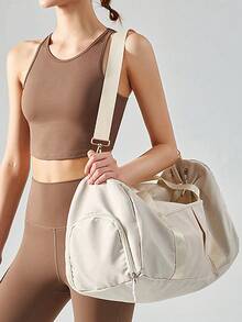 This Lightweight And High-Capacity Luggage Bag Will Make Your Travel More Fashionable! - Beige - View 2