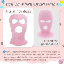 Dog Ear Muffs Noise Cancelling Knitted Warm Hat, Adjustable Size Suitable For Small To Medium Dogs, Christmas Outfit - Multicolor - View 7