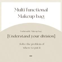 1个轻便手提包收纳内胆，女士化妆包，旅行洗漱包，小型手提包内衬 - 米色 - 查看 9