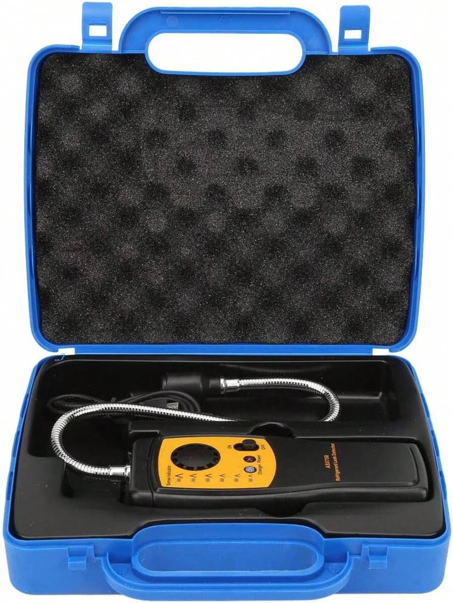 FTVOGUE Detector de Fugas de Gasógeno, Sonda de 36,3, Sensibilidad de 14,2 g/año, Batería Recargable - 1 - Ver 1