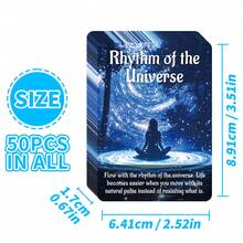50张神秘魔法森林女巫神谕卡套装，塔罗牌，洞察与智慧，自然魔法系列，适合初学者。每张卡牌都包含独特的指引，提供洞察力、灵感和方向，揭开神秘的面纱。 - 綠色 - 查看 8