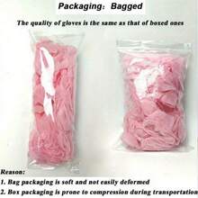 4/20/50/100 piezas Guantes desechables de nitrilo de color rosa claro - Adecuados para limpieza de cocina, lavado de platos, salón de belleza, teñido de cabello, baño de mascotas - Ideal para limpieza y manipulación, para uso profesional y doméstico (sin caja de embalaje) [Es posible que exista una variación de color inherente entre diferentes lotes de producción debido a la naturaleza del proceso de fabricación.] - Rosa - Ver 9