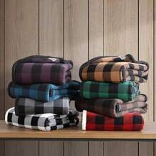 Eddie Bauer Cabin Plaid Throw, Black(Manta) - Multicolor - Ver 12