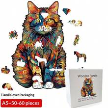 Cute Dinosaur Pattern Puzzle, Pterosaur Jigsaw Puzzle, Adult Stress Relief Toy, Unique Wooden Puzzle, Suitable As Halloween, Christmas, Thanksgiving Gifts, Expressing Devil, Romantic Couple Game, Cat Gifts, Women's Games, Men's Games, Christmas, Toys, Demons, Interactive, Party Games, Games, I Play, Stitch Toys, Travel Toys, Classroom Fidget Toys, Mini Stuff, Bath Toys, Christmas Stationery, Stress Ball, Birthday Gifts, Holiday Gifts, Perfect Gifts - Apricot - View 16