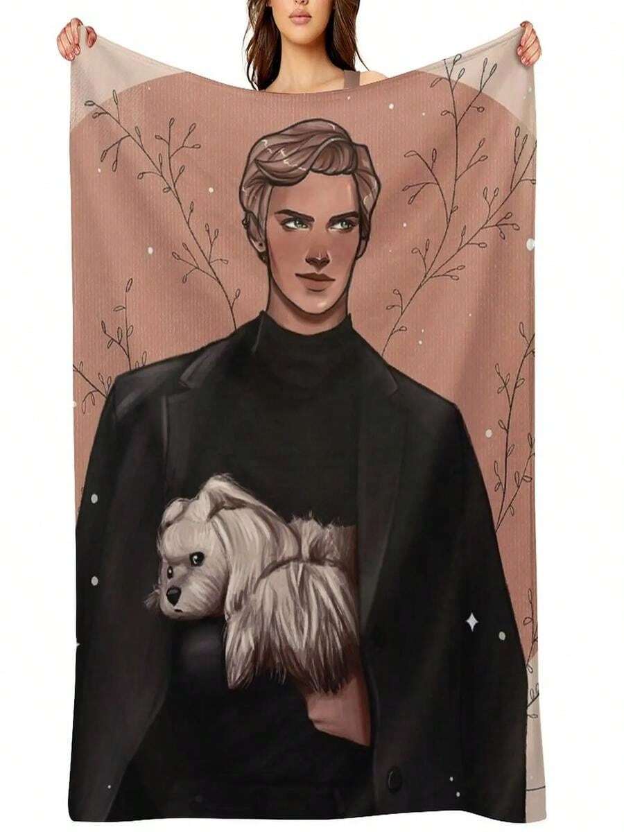 Aaron Warner Throw Blanket Bed Fashion Sofas Cosplay Anime Summer Beddings Blankets - trắng - Xem 1