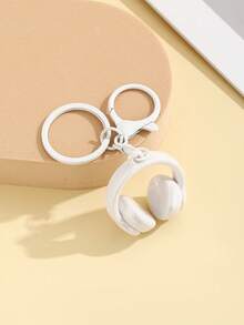New Handmade DIY Realistic 3D Earphone Keychain, 1pc Cute Earphone Pendant Keychain, Creative Gift For Holidays, Suitable For Daily Use, Gift For Friends - Multicolor - View 6