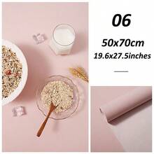 纹理摄影背景布 50x70cm 纯色 防水防尘 摄影背景 化妆品 服装 食品 现场道具