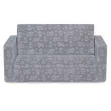 Serta Perfect Sleeper Extra Wide Convertible Sofa To Lounger - Comfy 2-In-1 Flip Open Couch/Sleeper For Kids, Grey - Màu Xám nhạt - Xem 1