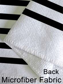 2Pcs Simple Animals Dish Cloths Microfiber Black White Stripe Dachshund Silhouette Cute Pet Lover Kitchen Daily Use - Black and White - View 8