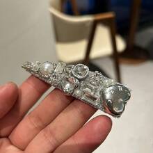Hair Clips - Silver - View 1