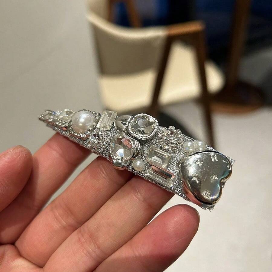 Hair Clips - Silver - View 1