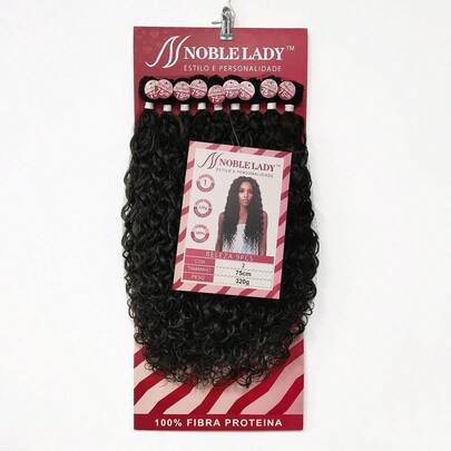 Cabelo Cacheado Fibra 100% PROTEÍNA 9 Telas 320G 75CM BELEZA YANHAIR NOBLELADY