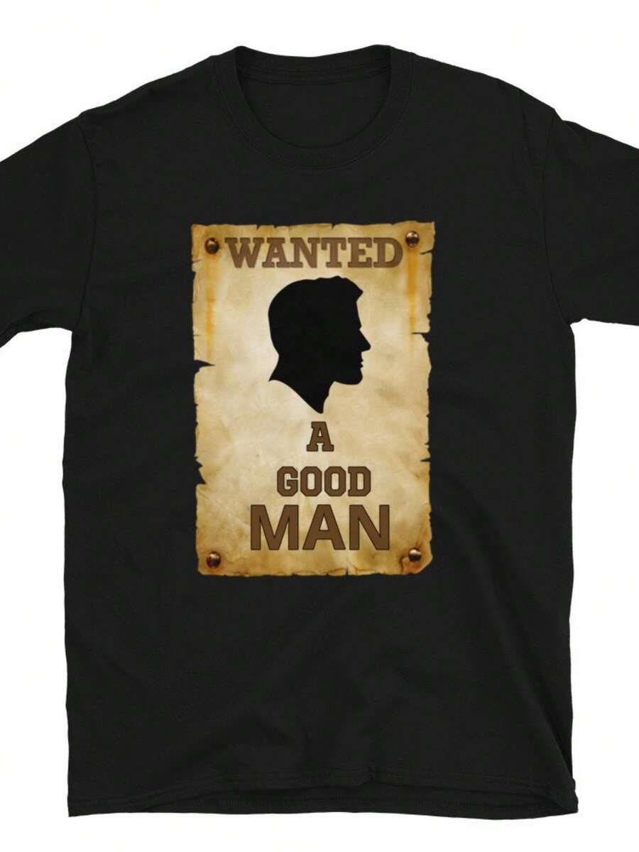 Good Man Short-Sleeve Unisex T-Shirt - màu đen - Xem 1