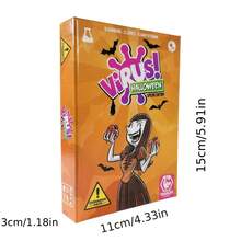 病毒！万圣节特别版成人扩展包——惊悚策略桌游扩展包，主题卡牌和机制，是成人万圣节游戏之夜、聚会和恐怖主题娱乐的理想之选（需要基础游戏） - 彩色 - 查看 7