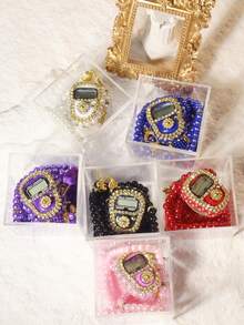 1pc Rosary Counter Set - High-End Packaged Counting Ring, Bracelet With Counter, Counter, Electronic Manual Button Counter, Compact Portable Ring Counter, Thumb Press Counter - Multicolor - View 9