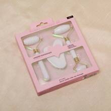 3件套树脂面部按摩滚轮套装，适用于面部、身体、颈部、眼部，可配合刮痧板使用，是抗皱美容护理工具，适用于美容、护肤、水疗、自我护理、面部护理、美容师用品、按摩、面部按摩工具、面部滚轮等。 - 彩色 - 查看 10