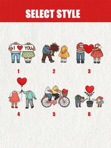 10/20/30PCS Custom Couple Photo Valentine'S Day Stickers: 6-Style Personalized Cartoon Portrait Decals – Romantic Partner Gift, Valentines Yourself Face Photo, Add Your Own Photo Picture,DIY Valentine'S Photo