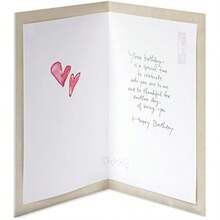 American Greetings - Tarjeta de cumpleaños para marido (I Celebrate You)(Corazones y pinceladas) - Multicolor - Ver 2