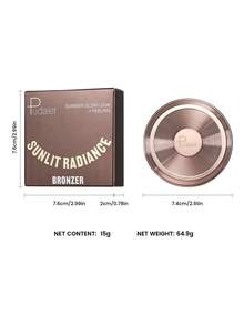 Pudaier 丝绸霜古铜色持久自然妆效古铜色修容不干燥透气彩妆面部彩妆化妆品 - #04 - 查看 12