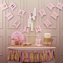 1个五臂烛台，落地式大烛台，金色烛台装饰，适合餐桌摆设，金属材质，适用于圣诞节、婚礼、家居装饰、万圣节派对及其他场合。 - 金色 - 查看 7