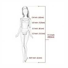 36pcs Doll Princess Costume And Accessories Set - Includes Dress, Shoes, Crown, Magic Wand For 29cm Doll | 40pcs Doll Princess Dress Up Costume Set - 5 Princess Dresses, 3 Fashion Tops, 3 Leggings, 2 Swimsuits And Headpieces, Magic Wand For 29cm Doll - Girls Toy Gift | Daily/Christmas Gift, Home Decor, Enjoy Endless Dress Up Fun (Doll Not Included)