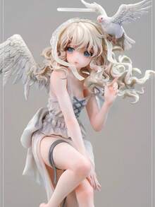 Tượng thiên thần anime tỷ lệ 1:7, cao 25cm, tượng cô gái anime hai tông màu, mô hình cô gái anime 2D dễ thương, tượng sưu tầm, mô hình trưng bày, tượng trang trí anime 2D, tượng cô gái thỏ tỷ lệ 1:7, tượng cô gái anime 2D, tượng cô gái anime hoàn chỉnh, mô hình cô gái anime dễ thương, tượng trang trí bàn làm việc, tượng trang trí tủ trưng bày, tượng trang trí anime cho nhà cửa. - Nhiều màu - Xem 3