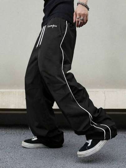 2025 New Unisex Sports Pants, Casual Side Stripe Jogging Trousers, Comfortable Lightweight Active Bottoms, Minimalist Design Sports Pants