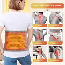 ¡RecomendadoCompresa Caliente Electrica, Calentamiento Rápida Heating Pad, Con Cinturón y Bolsillo Ajustables para Alivio de Dolores de Espalda, Hombros y Cuello, Manta Termica con 10 Ajustes de Temperatura y 4 Ajustes de Temporizador¡Top de Temporada - 1 - Ver 3