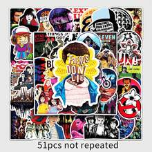 51pcs/Set TV Series Theme Cross-Border Graffiti Stickers, Suitable For Decorating Luggage, Laptops, Motorcycles, Cars, New Year Gifts, Valentine's Day Gifts, Easter Gifts - Multicolor - View 6