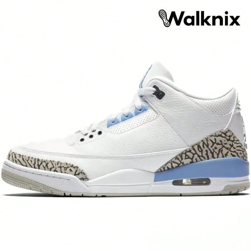 Air Jordan 3 Retro 'UNC' Blue White Valor-Blue Tech-Grey Sneakers Men CT8532-104 - 彩色 - 查看 1
