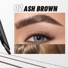Pudaier Ultra-Fine Eyebrow Pencil - Waterproof, Sweat-Resistant, Non-Clumping, Smooth Application, Built-In Eyebrow Brush, Creates Natural And Refined Wild Eyebrow Shape - #02 - View 9