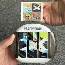 1个旋转拼图玩具，4种旋转模式，适合3岁以上儿童，锻炼手指灵活性和精细动作技能，适合汽车、飞机、旅行等场合，是送给男孩女孩的生日或圣诞礼物。 - 彩色 - 查看 15