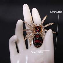 Spider Brooch - Multicolor - View 4