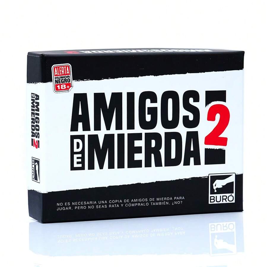 Juego de mesa de cartas "Friends 2" en español, juego de fiesta divertido - Negro - Ver 1