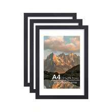 1/3 khung ảnh cổ điển 30x40cm, khung tranh áp phích, treo tường hoặc để bàn, khung gỗ, thích hợp cho áp phích, ảnh, tranh vẽ, có sẵn màu đen, trắng, màu gỗ, phù hợp với kích thước A4/A3/30x40cm - Nhiều màu - Xem 17