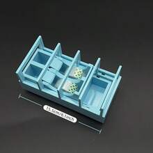 Portable Foldable Dual-Roll Tape Cutter - Durable Blue Plastic Multi-Roll Ribbon Cutter For Packaging, Crafts, Gift Wrapping - Compact Ergonomic Design - Multicolor - View 8