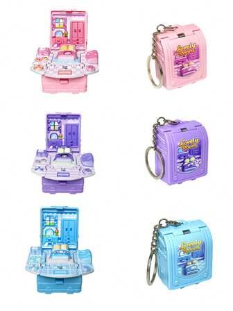  1pc Sanrio 3D Hanging Decor - Cinnamoroll, My Melody, Kuromi, Foldable Magic Book Backpack Campus Model Keychain Small Backpack Pendant Creative Small Gift