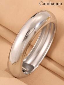 Camhanno 1 件优雅奢华不锈钢手链 - 光滑细腻的表面设计，完美契合日常通勤，为办公室装扮增添一丝优雅；约会之夜，它散发柔和的光芒，让您以精致的魅力脱颖而出；派对聚会，它更能衬托出您迷人的风采。 - 彩色 - 查看 10