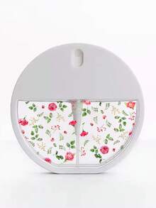 1/3个装 35毫升圆形玫瑰印花喷雾瓶，可装洗手液和香水，方便携带 - 彩色 - 查看 9