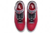 Air Jordan 3 Retro SE 'Unite' Red Fire-Red Cement-Grey Black Sneakers Men CK5692-600 - Nhiều màu - Xem 4