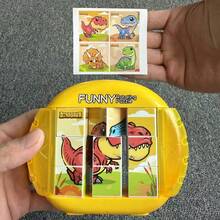 1个旋转拼图玩具，4种旋转模式，适合3岁以上儿童，锻炼手指灵活性和精细动作技能，适合汽车、飞机、旅行等场合，是送给男孩女孩的生日或圣诞礼物。 - 彩色 - 查看 13