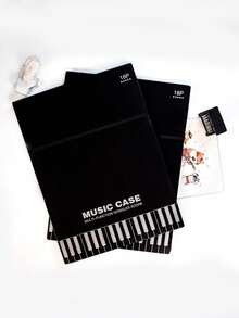 1pc Premium Piano Musical Instrument Music Sheet Clip-A4 Size,Durable And Lightweight, Perfect For Musicians And Performers To Practice Playing Use