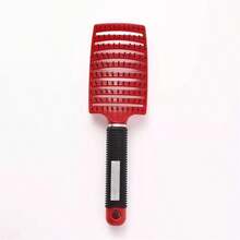 1pc Hair Brush Scalp Massage Comb Man Hair Brush Nylon Women Wet Curly Detangle Hair Brush For Salon Hairdressing Styling Tools ,Hair Tool Kit ,Hair Styling Kit - Multicolor - View 5
