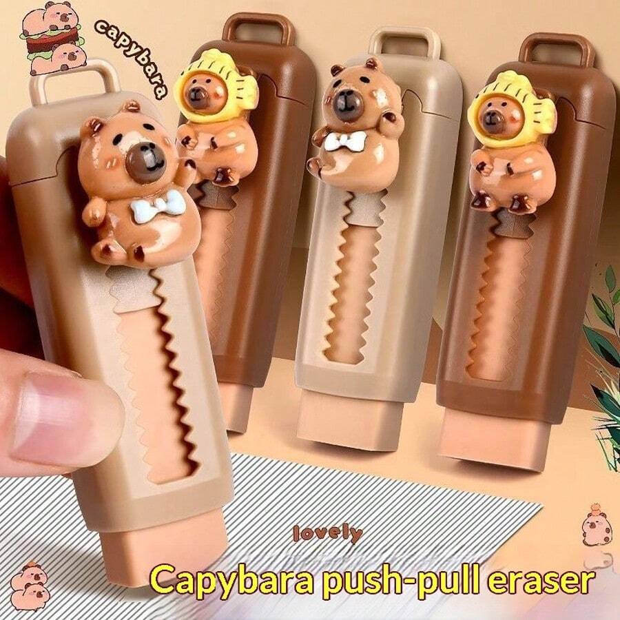 Borradores para estudiantes, borradores tipo tira de Bara, limpian sin dejar marcas, útiles para exámenes y oficina