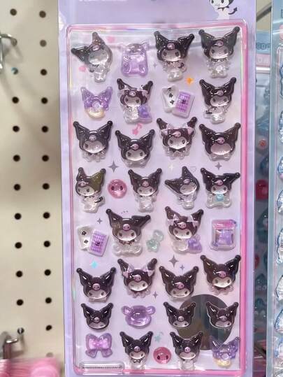 心形魔杖宝石3D贴纸剪贴簿DIY日记文具装饰学习用品礼物